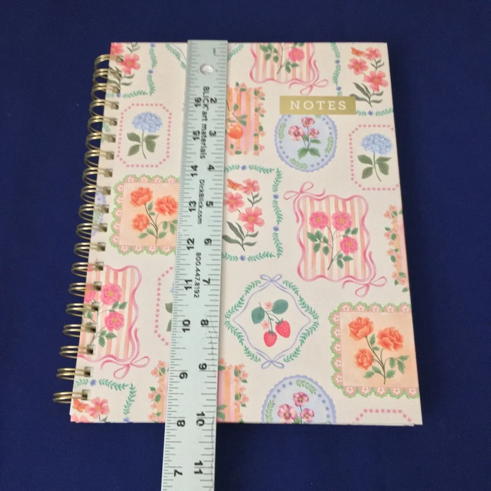 Clementine Spiral Notebook ~ Beautiful Florals and Fruit
